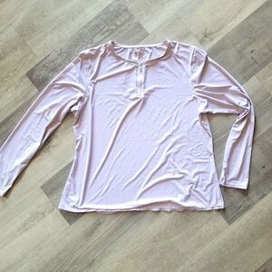 Mynah Swim Shirt Rash Guard Pale Pink XXL Sun Protection